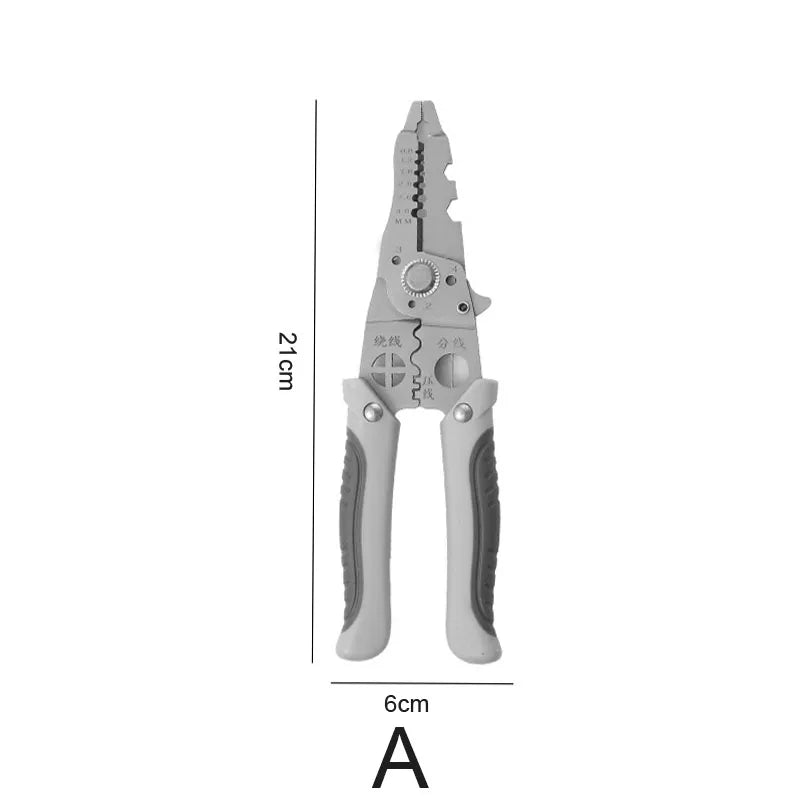 Ultimate Electrician's Multi-Function Wire Stripping and Crimping Pliers - A Must-Have Tool for Professionals