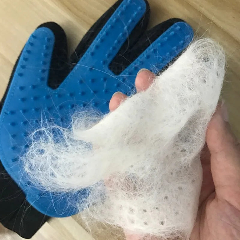 Premium Pet Grooming Glove - Effortless Deshedding & Relaxing Massage for Cats and Dogs