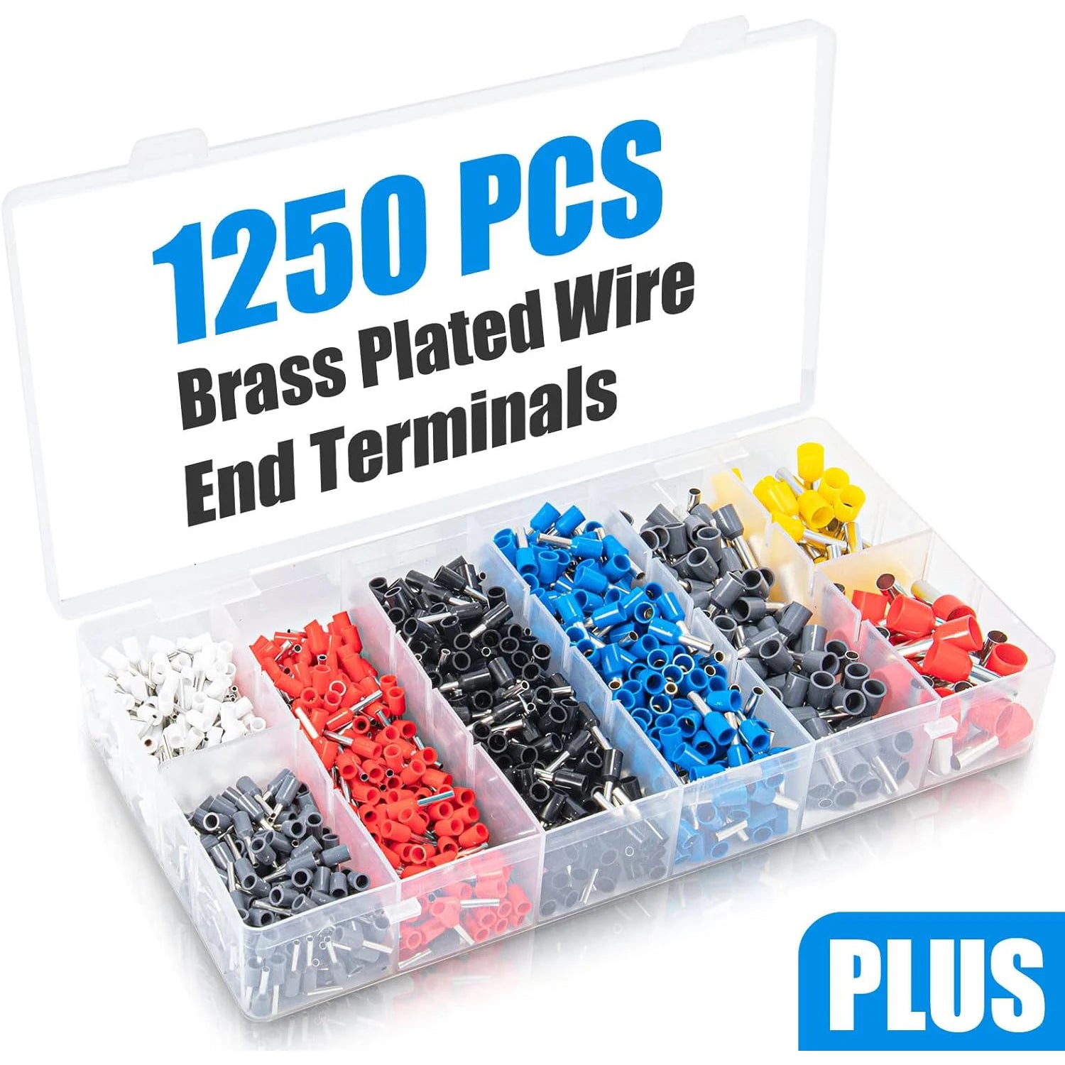 Ultimate Ferrule Crimping Tool Kit - 1250PCS Wire Ferrules & Self-Adjustable Ratchet Crimper Set for Professional Results