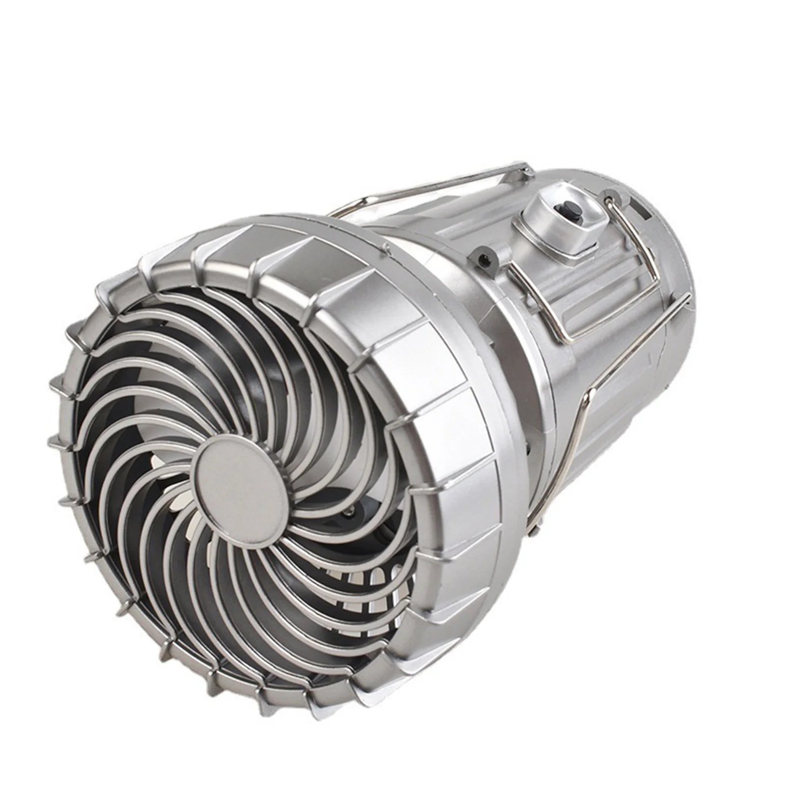 Ultimate Solar Rechargeable LED Lantern Fan - 1500mAh Waterproof, Foldable & Portable for Camping and Hiking Adventures