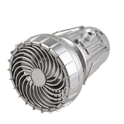 Ultimate Solar Rechargeable LED Lantern Fan - 1500mAh Waterproof, Foldable & Portable for Camping and Hiking Adventures