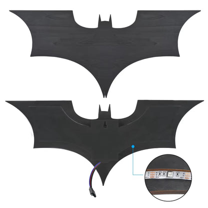 Elevate Your Home Decor with the 3D RGB Bat Wall Lamp - Remote-Controlled LED Light for Any Room!