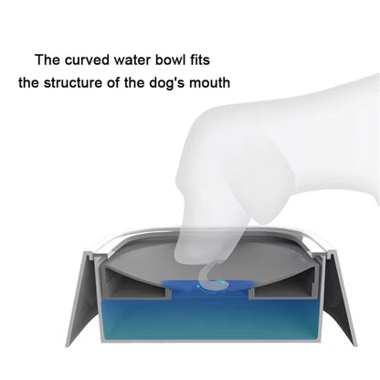 Introducing the Splash-Free Floating Pet Water Bowl - Perfect for Dogs and Cats!