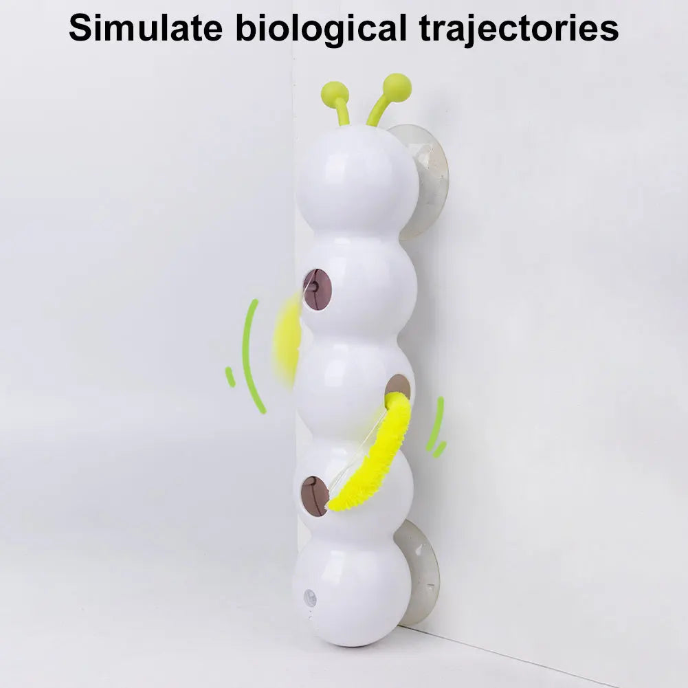 Exciting Rechargeable Interactive Caterpillar Cat Toy - Motion-Activated Fun for Indoor Kittens!