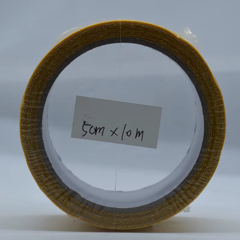 10M Double-Sided Duct Tape (2 Pack) - High Viscosity Grid Fiber, Transparent, No Residue on Walls