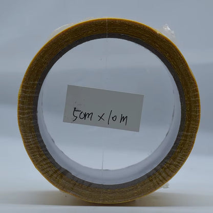 10M Double-Sided Duct Tape (2 Pack) - High Viscosity Grid Fiber, Transparent, No Residue on Walls