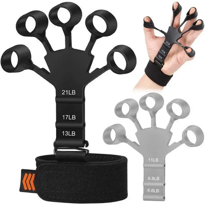 Ultimate Finger Gripper & Guitar Finger Exerciser - Build Strength & Enhance Recovery with 6 Adjustable Resistance Levels